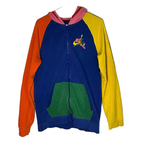 Nike Air Jordan Women’s Colorful Full Zip Hoodie, Medium, Pre-owned - Picture 3 of 8